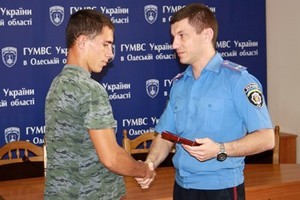 Бойцы Нацгвардии получили награды в Одессе