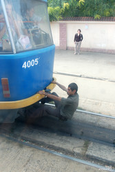 В Одессе закрыли линию трамвая ради фейкового строительства дороги (ФОТО)