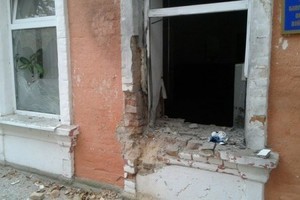 В Белгороде-Днестровском у здания военкомата взорвалась бомба