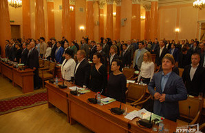 Фотоподробности первой сессии Одесского горсовета нового созыва