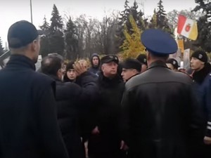 Одесские сепаратисты на Куликовом поле конфликтовали с полицией