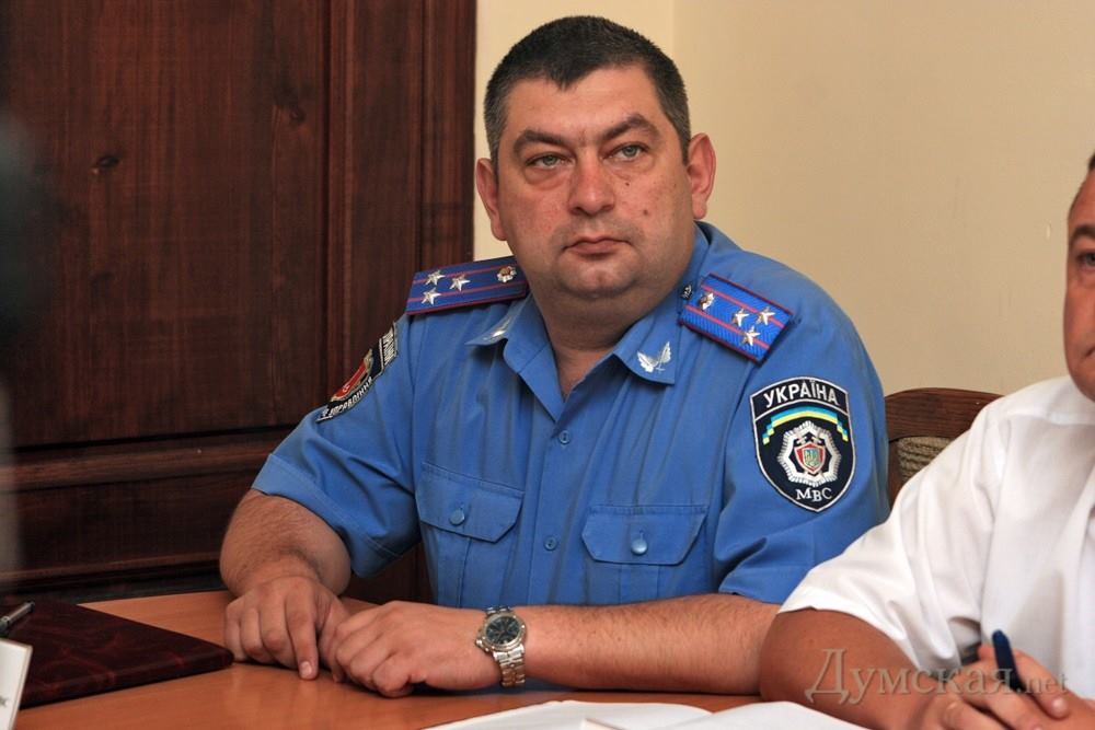 Полковник Одесской полиции. Начальник милиции Одессы 2014 год. Торике Лорткипанидзе.
