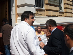 Как Саакашвили с Аваковым скандалили (ВИДЕО)