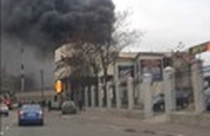 В Одессе на Среднефонтанской горит клуб
