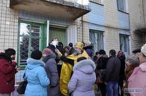 В райцентре Одесской области на территории больницы открыли часовню