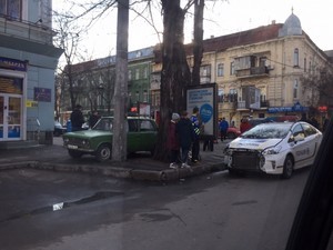 В Одессе полицейские попали в аварию