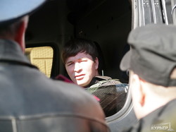 Одесситы разгромили автобус с агитацией против Саакашвили (ФОТО, ВИДЕО)