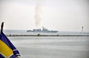 Как флагман ВМС Украины за одну минуту прошел через пролив Босфор (ВИДЕО)
