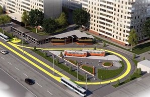 На 6-й Фонтана в Одессе снесли рынок и ремонтируют кольцо трамвая (ФОТО)