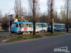 В Одессе начинают восстанавливать двухвагонные трамвайные составы (ФОТО)