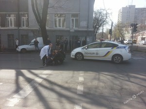 Одесская полиция сбила женщину на переходе