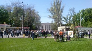 Около Куликова поля одесская полиция задержала 14 человек
