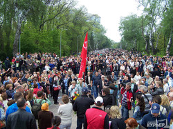В Одессе попытались испортить праздник Дня Победы георгиевскими лентами (ФОТО)