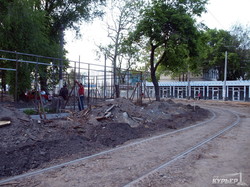 Благоустройство Старосенной площади в Одессе: строят новые МАФы (ФОТО)