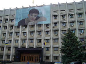 Саакашвили пиарится на Надежде Савченко (ФОТО)