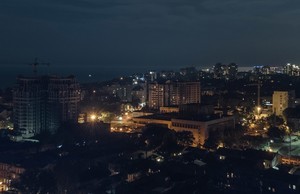 Вечерняя Одесса с крана нахалстроя на Большой Арнаутской (ФОТО)