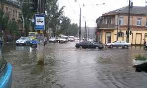 Одесская Пересыпь затоплена (ФОТО)