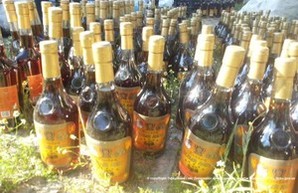В Одесской области пограничники обнаружили тысячу литров контрабандного коньяка