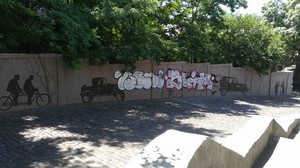Вандалы испортили стрит-арт картины в центре Одессы