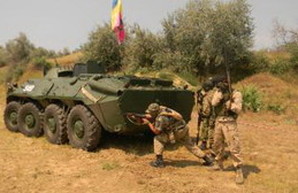 Украинские пограничники провели учения в Рени на берегах Дуная