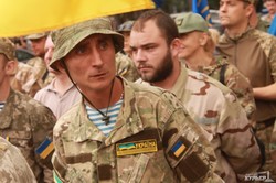 В Одессе прошли маршем воины АТО (ФОТО)