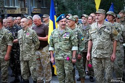 В Одессе прошли маршем воины АТО (ФОТО)