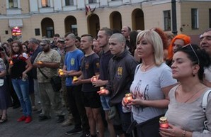 В Одессе почтили память военнослужащих, погибших под Иловайском