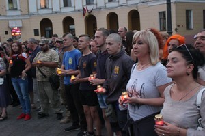 В Одессе почтили память военнослужащих, погибших под Иловайском