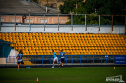 Спортивный фестиваль в Одессе на стадионе Спартак: соревнования ради одного зрителя (ФОТО)