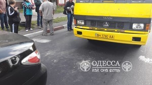 В Одессе снова произошло ДТП из-за неисправности маршрутки