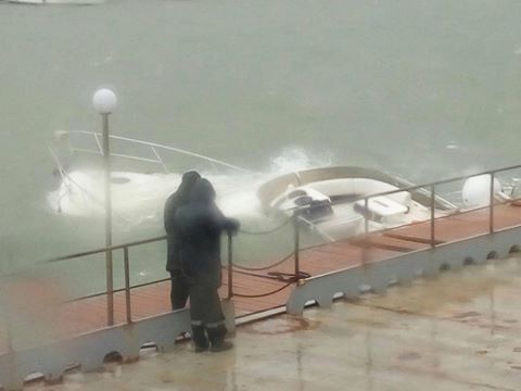 В Одесе затонула яхта Аrtemida