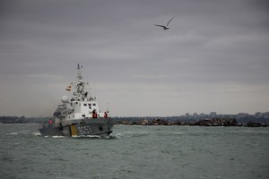 В Одессу после планового докового ремонта вернулся корабль морской охраны "Николаев"