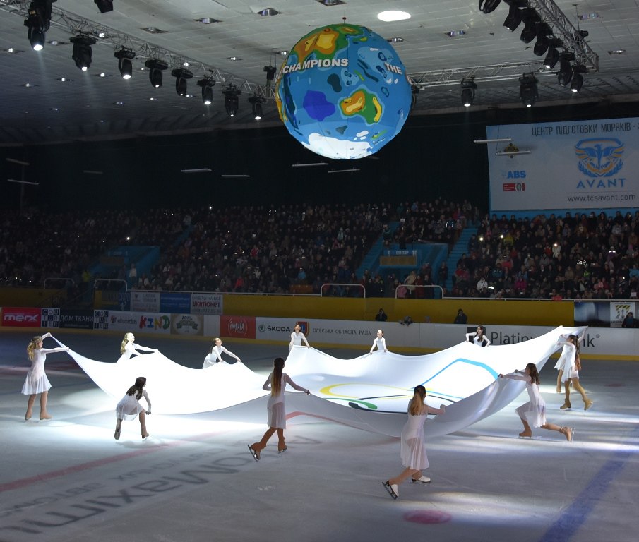 В одесском Дворце спорта состоялось открытие ледовой арены