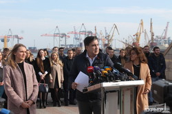 Уходя, Саакашвили обвинил Порошенко в предательстве Майдана (ФОТО, ВИДЕО)