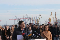 Уходя, Саакашвили обвинил Порошенко в предательстве Майдана (ФОТО, ВИДЕО)