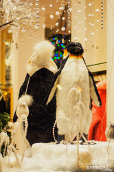 Новогоднее настроение одесских витрин (ФОТО)