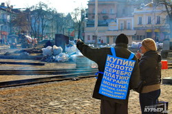 В Одессе продолжается ремонт Тираспольской площади (ФОТО)