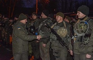 Бойцы Нацгвардии вернулись из зоны АТО в Одессу