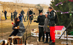 В Аккерманской крепости начались новогодние празднования (ФОТО)