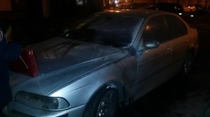 На Французском бульваре одесскому адвокату подожгли автомобиль (ФОТО)
