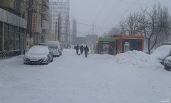 Одессу вновь засыпает снегом (ФОТО)