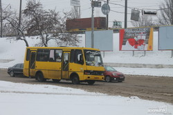 Снегопад в Одессе: в районе Пересыпи пробок нет (ФОТО)