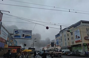В Одессе горит знаменитый рынок "Привоз" (ФОТО, ВИДЕО)