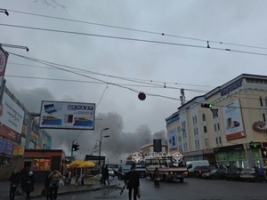 В Одессе горит знаменитый рынок "Привоз" (ФОТО, ВИДЕО)