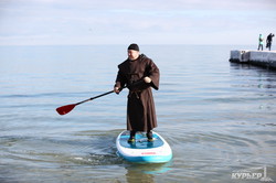 В Одессу приплыл морской монах (ФОТО)
