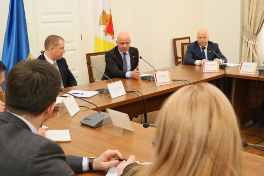 Мэр Одессы и и.о. главы ГП АМПУ Райвис Вецкаганс обсудили взаимодействие города и порта