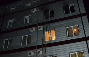 В Одессе горел отельный комплекс в курортной зоне (ФОТО)