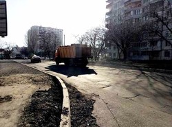 Еще в одном районе Одессы проходит капремонт дороги