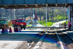 В Одессе под Пересыпским мостом уже построили часть новых трамвайных путей