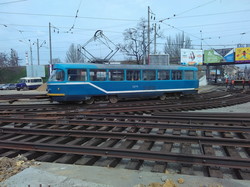 Одесская Пересыпь: реконструкция развязки скоростного трамвая продолжается